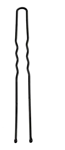 60 Broches De Pelo De Metal Negro De 7 Cm De Largo Para Muje