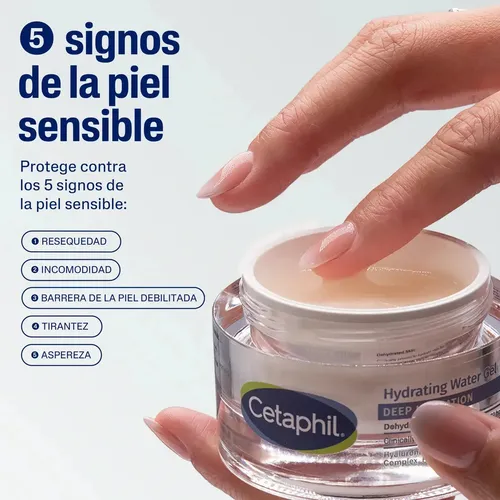 Cetaphil Optimal Hydration Water Gel Hidratante Con Ácido Hialurónico x 478 ml