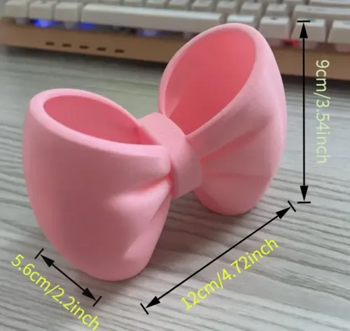 Organizador De Maquillaje Con Diseño De Lazo Estético