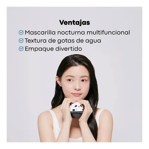 Tonymoly Mascarilla Panda Dreams Blanqueamiento Azul Momento De Aplicación Noche Tipo De Piel Mixta
