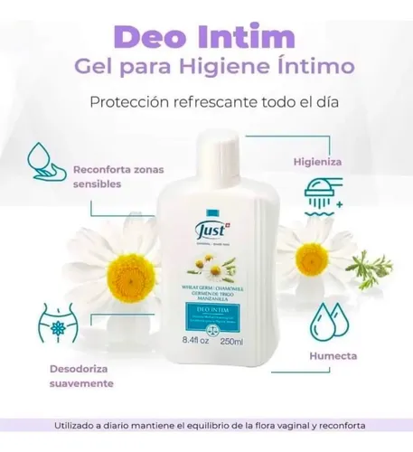 Jabón Íntimo Líquido Just Deo Intim 250 Ml Higiene Íntima