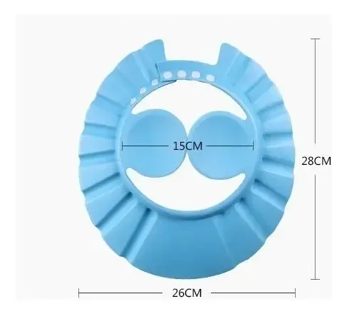 Gorro Protector Ducha Bebé Niño Ajustable Protege Ojos Ll