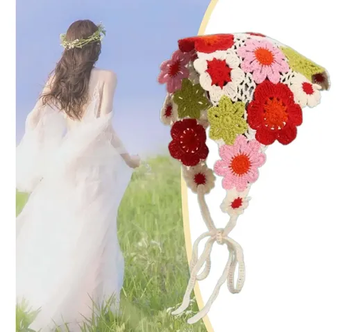 Diadema De Ganchillo Para El Cabello Accesorios Estilo C