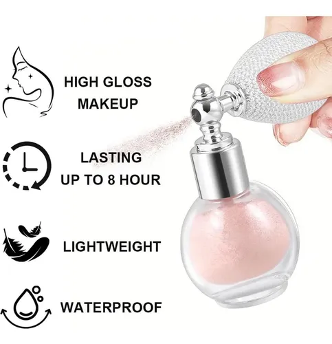 Spray Iluminador Facial Y Corporal Kaynest Nude Pink