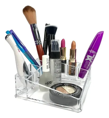 Organizador Maquillaje Acrílico 8 Compartimentos Jessamy Modelo O1119