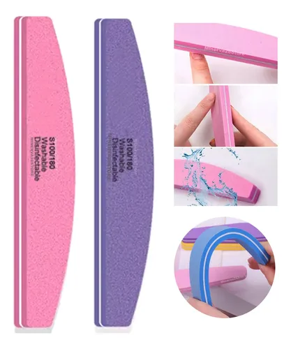 Lima Sponge X2 Buffer 100/180 Uñas Esculpidas Manicura