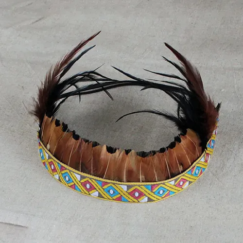 Tocado De Plumas Para Niños, Tocado Indio, Adulto B