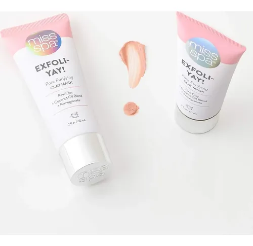 Mascarilla Facial Purificante De Arcilla Rosa Miss Spa 2 Oz