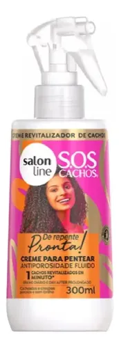 Salon Line Sos De Repente Pronta Crema De Peinar Rulos 300ml