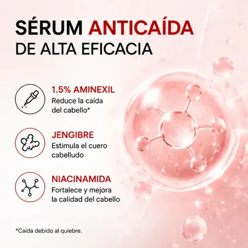 /ljzs’fsuero Capilar 90ml, Regenera Folículos Y Previene El