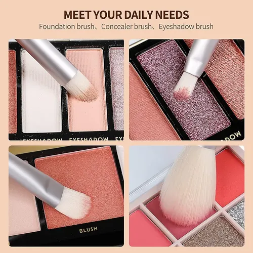 Brochas De Maquillaje, 8 Piezas Pinceles Maquillaje Set