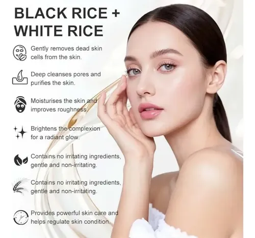 Esencia Hidratante Exfoliante Con Arroz Negro