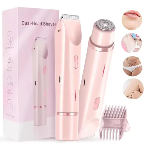 Depiladora Bikini Mujer Eléctrica 2 En 1 Recargable Ipx7