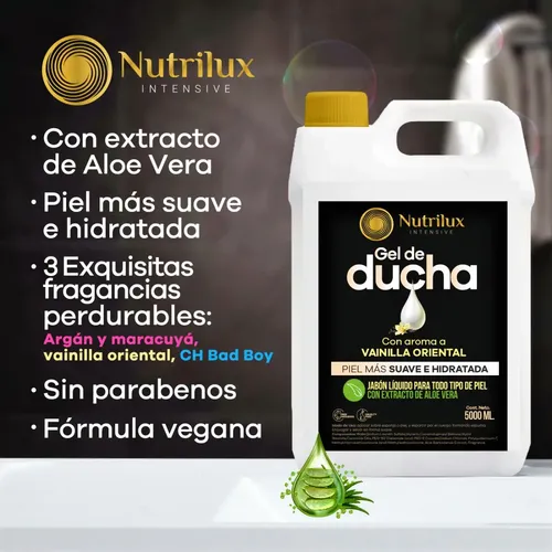 Gel De Ducha Jabon Liquido Corporal/ Manos Cremoso 5 Litro