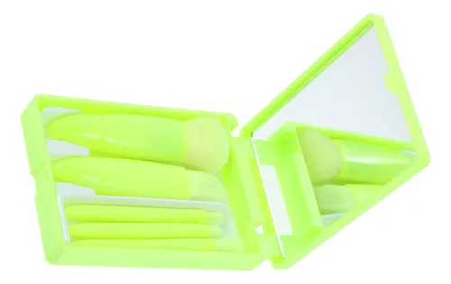 Set De Brochas De Maquillaje Mini Para Viaje, Mujer