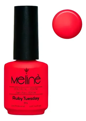 Esmalte Meliné Gel Color Manicuria Semipermanente On-off X1 Ruby Tuesday 914