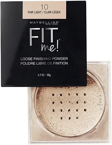 Base de maquillaje en polvo Maybelline Fit Me Loose Finishing tono 10 fair light – 20g