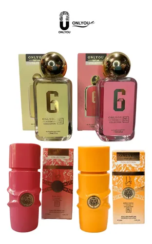Set X 4 Perfumes Arabes Miniaturas Onlyou 30 Ml Mujer