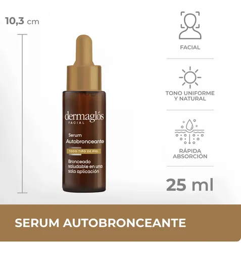 Dermaglós Facial Serum Autobronceante Progresivo Facial