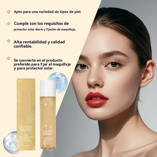 Spray Protector Hidratante Fijador Maquillaje,75ml,3unidad