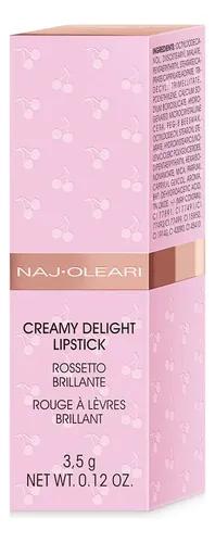 Labial Naj Oleari Creamy Delight Lipstick Color 08 Mauve Pink