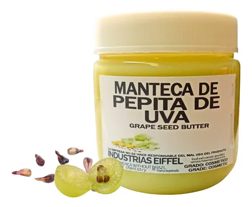 Manteca De Pepitas De Uva 170 Gr Apto Cosmética