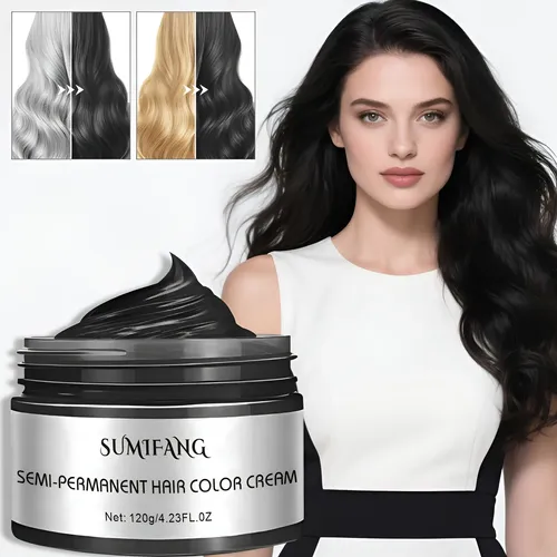 Tinte Negro Semipermanente Para Cabello | Suave Y Duradero