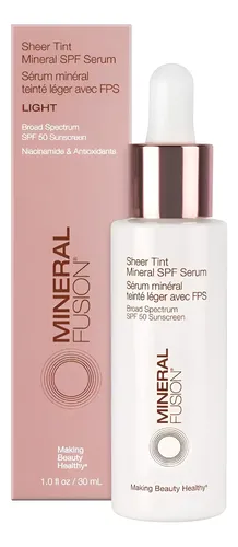 Suero Facial Mineral Fusion Spf 50, 30 Ml, Claro, Luminary