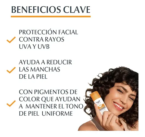EUCERIN Protector Solar Pigment Control Tono Medio Facial FPS50+ 50ml