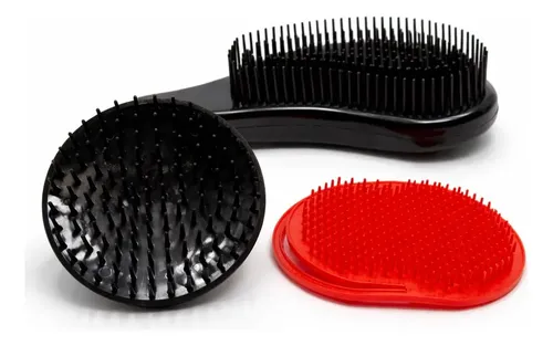 Set De Cepillos Para Cabello G.b.s Wave Desenredante Con Cer