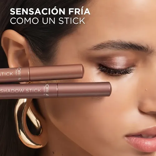 Sombra De Ojos En Barra Paradise De L’oreal Paris Sombra Cloudy Rose 118
