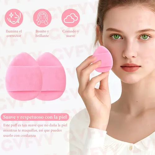 * Set De Esponjas De Maquillaje Bonitas, Suaves Y C1