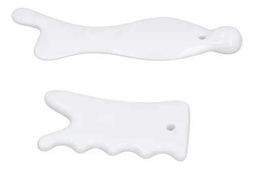 Face Gua Sha Tools, 2 Unidades, Cerámicas Faciales, Mejoran