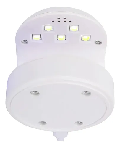 Mini Lampara UV LED Gadnic 5W Para Uñas Sensor Inteligente Conexion Tipo C Portatil Secado Rapido