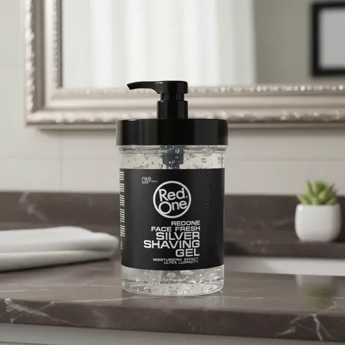 Red One Gel Silver Shaving Gel Hidratante Fresh 1000 Ml