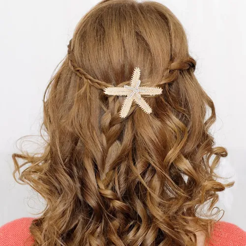 Pinzas Para El Cabello Con Perlas De Strass, Pinzas Para El
