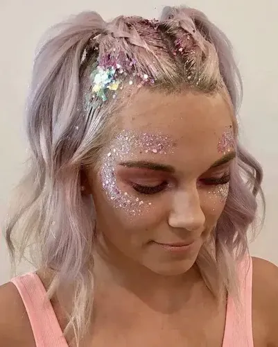 Party Box Bar Kit Glitter Gel Strass Autoadhesivo