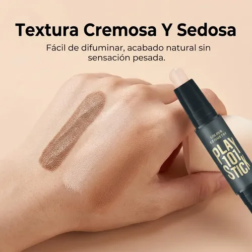 Contorno Maquillaje En Barra Para Sombra E Iluminador,