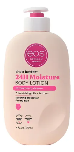 Eos Loción Corporal Eos Shea Better Vanilla Cashmere Fragancia Strawberry dream