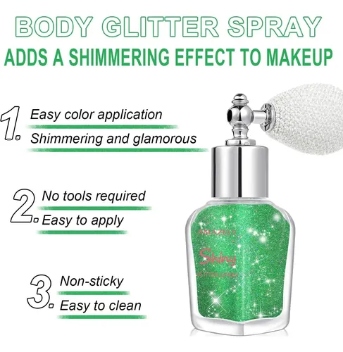Spray Brillo Corporal Y De Cabello Lemonsac Verde