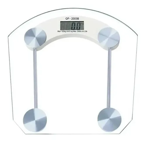 Balanza Digital Vidrio 180kg Star Vision LCD Medidor Masa Muscular