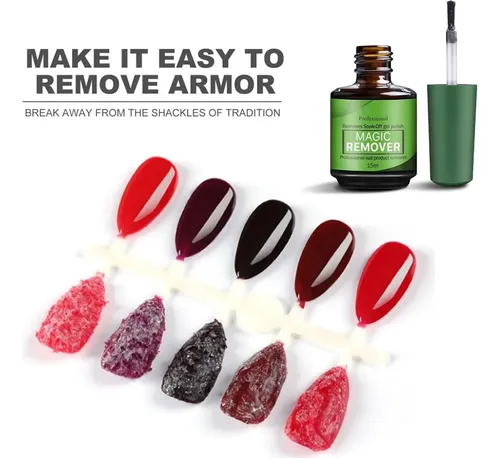 Removedor De Gel Para Uñas Cosmoo 15 Ml (2 Piezas)