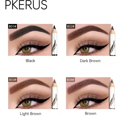Lápices Para Cejas Pkerus 6pcs Con Delineador Y