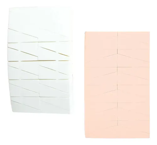 2 Bolsas Esponjas De Maquillaje Trapezoidales Y En Cuña