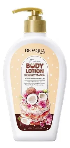 Loción Corporal De Coco Hidratante Nutriente 400 Ml Bioaqua