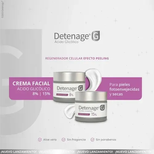 Detenage® G Crema 8% Acido Glicólico