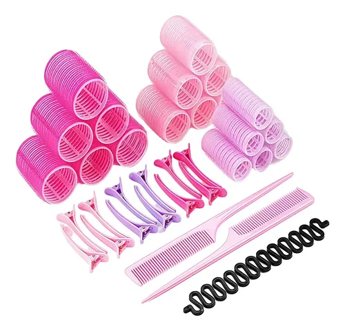 Set De Rulos Para Cabello, Moldeado Sin Daño Ni Calor