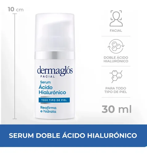 Sérum Facial Dermaglós Ácido Hialurónico X 30 Ml