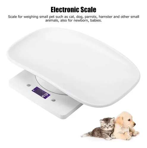 Báscula Digital Para Mascotas 10kg 1g Báscula Multifunción