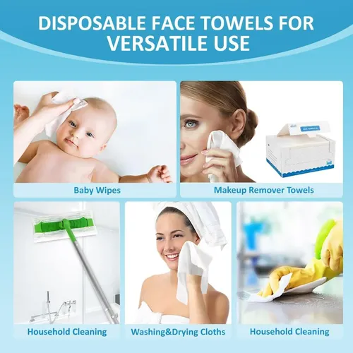 Toallas Faciales Homexcel 100 Content Biodegradables